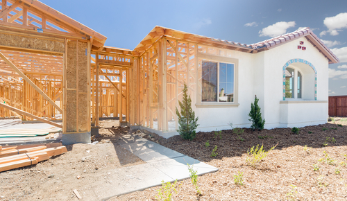 Transition,Of,Beautiful,New,Home,From,Framing,To,Completion.