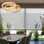 Roller,Blinds,In,The,Interior.,Automatic,Solar,Shades,Large,Size